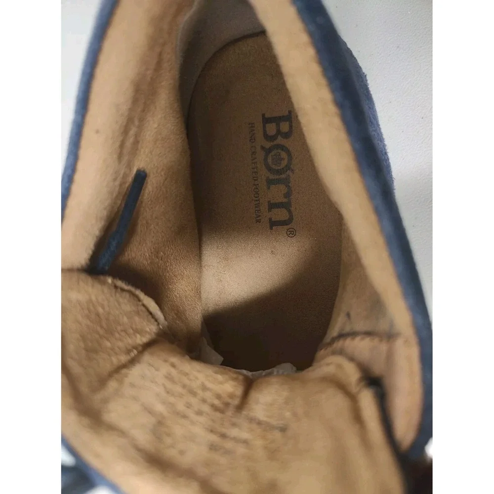 Born Nigel Mens Boot Size 11.5M Shark Blue SUEDE‎ H48332